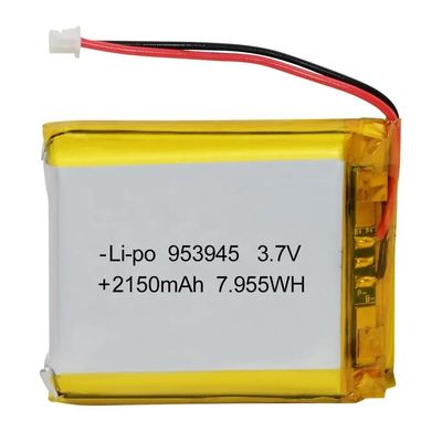 3.7V 2150mAh Bateria de Li Polymer 953945 Bateria recarregável de Lítio Polymer Lipo para Laptops