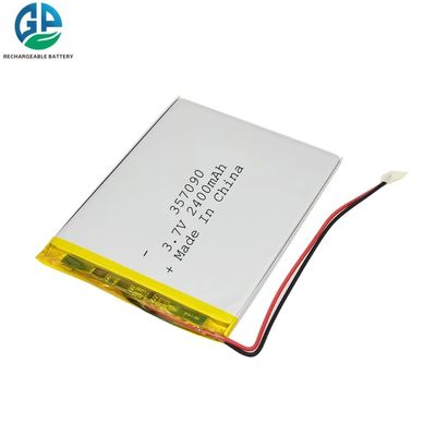 Bateria de Polímero de Lítio de 2400mAh 3.7V com Vida Útil de Ciclo de 500 Vezes para Dispositivos de Beleza