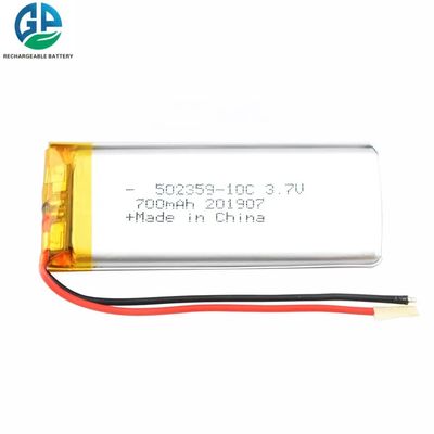 502359 Modelo 700mAh 10C Bateria de Polímero de Lítio de Alta Taxa de Descarga para Drones
