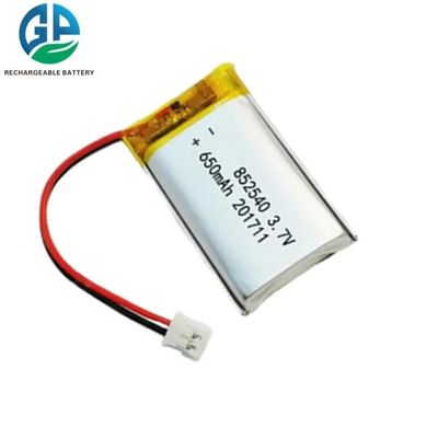3.7v 650mah Bateria de lítio Ds 852540