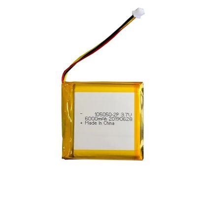 Bateria de Polímero de Lítio Certificada IEC62133 de 6000mAh, Design Personalizado, Bateria Recarregável de Polímero de Lítio