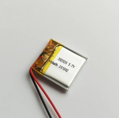 Bateria de lítio recarregável de 302020