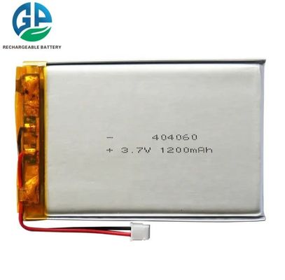 3.7V 1200mAh 404060 Tamanho Bateria Li-Po recarregável de lítio polímero de alta capacidade