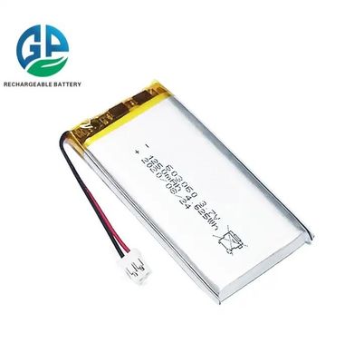 Recarregável 603060 1250mAh 3.7V Bateria de Lítio Polimérico KC IEC62133 homologada