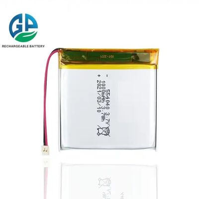 KC CB IEC62133 Bateria recarregável de lítio polímero de 3,7V 1000mAh aprovada para dispositivos de beleza