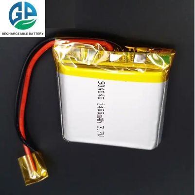 UN38.3 3.7v 1400mah Bateria Li-Polymer 904040 Bateria Lithium-Polymer Pack KC CB IEC62133 aprovada