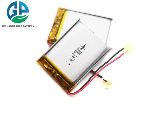 Certificado KC 800mAh 653040 Bateria de polímero de lítio Bateria LiPo com 500 ciclos de vida