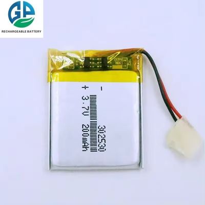 302530 3,7 V 200 Mah Bateria de lítio recarregável KC UN38.3 Certificado