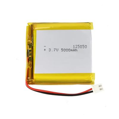 Bateria Lipo de 3.7v Baterias recarregáveis 125050 5000mah Baterias de íons de lítio