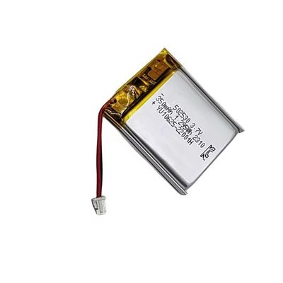 KC CE aprovado 502530 3.7V 350mAh Bateria de lítio polímero Pacote Bateria recarregável Li-Po
