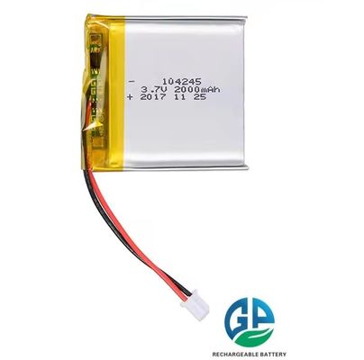 KC aprovado 104245 recarregável 3.7v 2000mah Bateria de lítio polímero Lipo Bateria de polímero de alta qualidade
