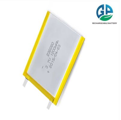 Gpe Bateria recarregável Pack Bateria Lipo Bateria Polímero Bateria recarregável 1200mah 3.7v 236080 Com PCB e conector