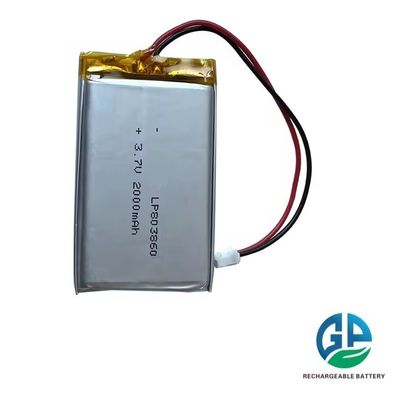 Bateria Lipo de alta descarga 803860 Bateria Li-polímero 2000mAh 3.7v Bateria Lipo recarregável