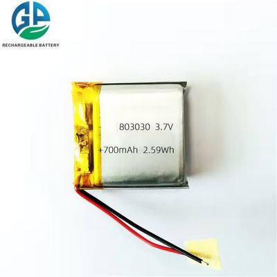 KC Li Polymer Battery Alta Qualidade Atacado 803030 700mAh 800mAh 900mAh Lipo Lítio 3.7v Bateria recarregável