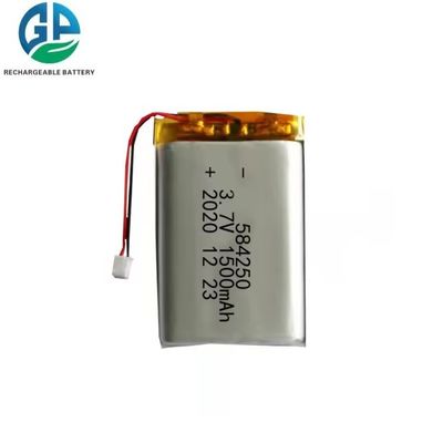 3.7V 1500mAh Lithium Polymer Battery Pack com 500 vezes a vida do ciclo Bateria Lipo de alta taxa de descarga