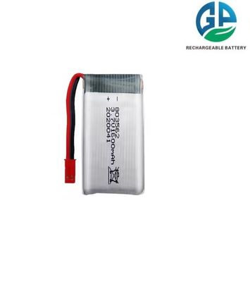 Alta taxa de descarga 30C 1600mAh 803562 Bateria recarregável de lítio polímero lipo