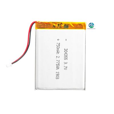 Bateria de polímero de lítio 750mAh 30C de alta taxa de descarga 3,7V Bateria LiPo recarregável para brinquedos e carros infantis