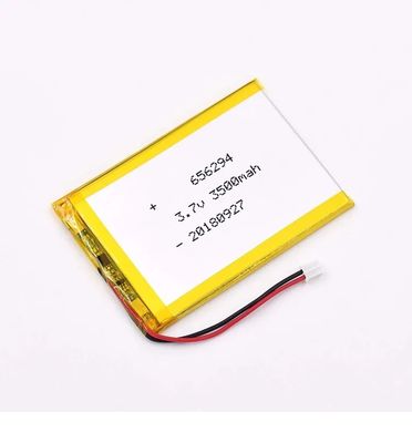 Bateria de polímero de lítio de alta capacidade de 3,7 V 4000 mAh com 500 ciclos de vida útil para produtos digitais