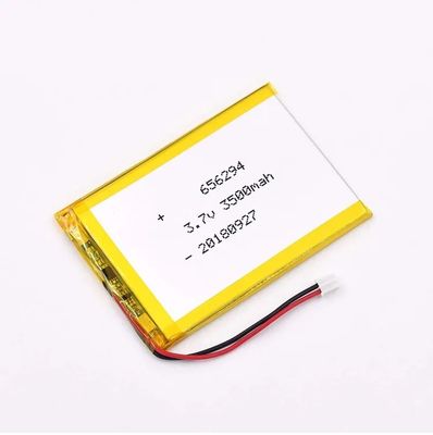 Li-ion polímero de alta potência lipo 3.7V 4000mAh 656294 ou personalizado Bateria de polímero de íons de lítio de alta capacidade