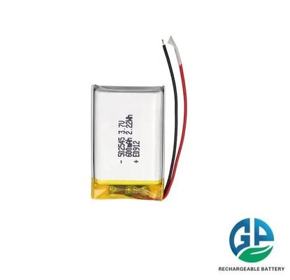 Bateria de Polímero de Lítio Recarregável KC Certified 502545 Modelo 600mAh LiPo