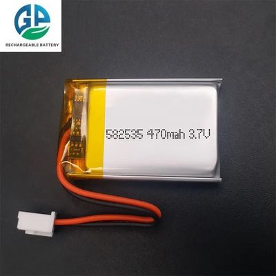 Bateria de polímero de iões de lítio de alta capacidade 582535 Bateria de polímero de iões de lítio 3 7v 480mah 470mah 460mah Bateria de polímero de lítio