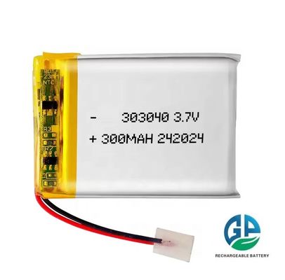 Bateria recarregável de ferramenta elétrica KC 3.7v 320mah 303040 Para varredora robótica Bateria recarregável Li Ion Cell Lipo
