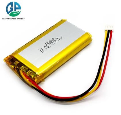 Bateria Lipo de Alta Taxa de Descarga 5C 3000mAh 103665 Pacote de Bateria de Polímero de Lítio com PCM