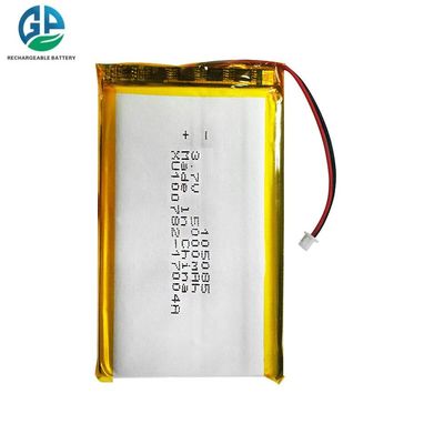 Bateria de polímero de lítio de alta capacidade 5000mAh 3.7V com vida útil de ciclo 500 vezes Bateria LiPo recarregável