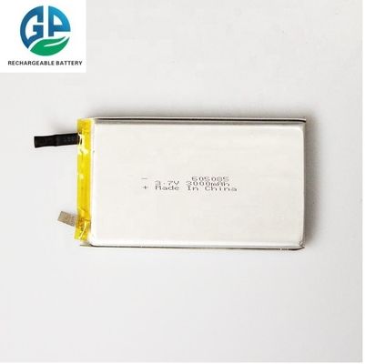 Bateria de alta taxa de descarga 3.7V 3000mah 30C Max60C Bateria Lipo Recarregável 605085 3000mah