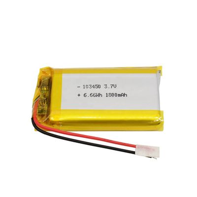 Bloco da bateria 3.7V recarregável de UL/IEC 2000mAh 103450