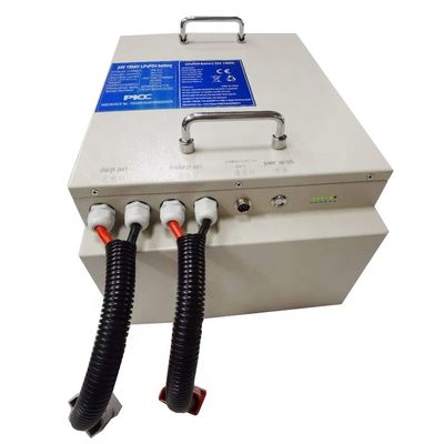 Bateria de lítio longa do AGV da vida de ciclo Lifepo4 48V 500AH para a empilhadeira
