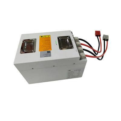 AGV recarregável 24V 60AH da bateria do fosfato do ferro do lítio com diodo emissor de luz