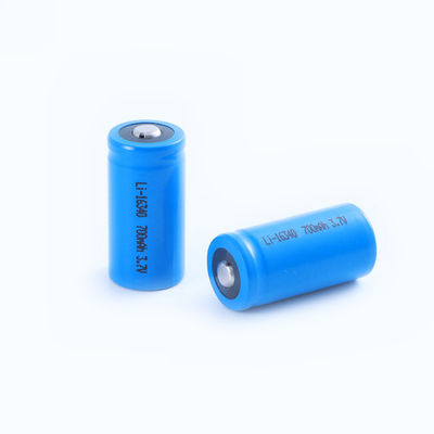 Bateria de Íon de Lítio Recarregável ICR16340 de 700mAh 3.7V para Lanterna e Dispositivos Portáteis