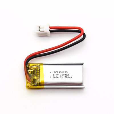 3.7V 90mAh 401225 Bateria de Lítio Polímero Bateria recarregável LiPo