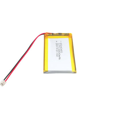 Li Polymer 654060 GPS Tracker Bateria Lítio 3,7 V 2000mah bateria lipo