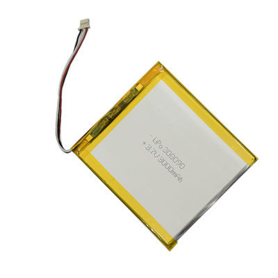 Bateria de Polímero de Lítio Certificada UN38.3 3000mAh 3.7V Bateria Recarregável LiPo