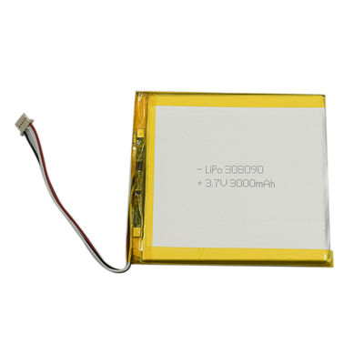 bloco da bateria recarregável da bateria 308090 do zangão de 3000mah 3,7 V Lipo