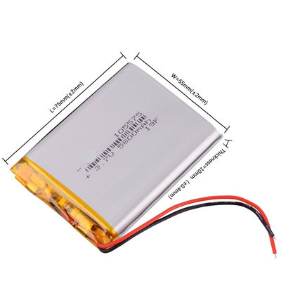 105575 células de bateria do lítio de 3.7v Li Polymer Battery 5800mah para o banco do poder