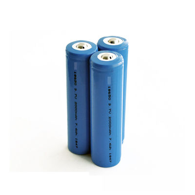 PCM da bateria 2500mah 3,7 V Li Ion Battery Cell With de RoHS Icr 18650