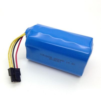 Pacote de Bateria de Lítio 18650 14.8V 2500mAh com Taxa de Descarga 5C para Ferramentas Elétricas e Luzes Solares