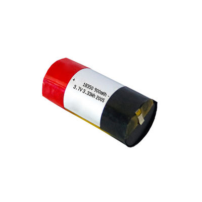 Lítio cilíndrico Ion Cell da bateria 10c de MSDS 900mAh 3,7 V 18350