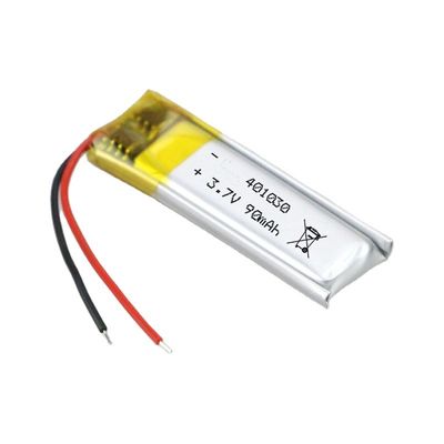 Pacote de baterias recarregáveis de lítio-polímero-lipo para produtos digitais, certificado IEC62133 3,7V 80mAh