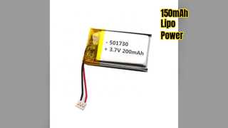 Pacote de bateria Lipo 3.7V 150mAh 402020