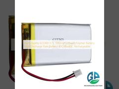Alta Qualidade 623360 3.7v 1500mah Bateria de Lítio Polímero Alta taxa de descarga Bateria 30C Max60C recarregável